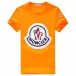 moncler polo shirts short sleeved hommes orange classic logo